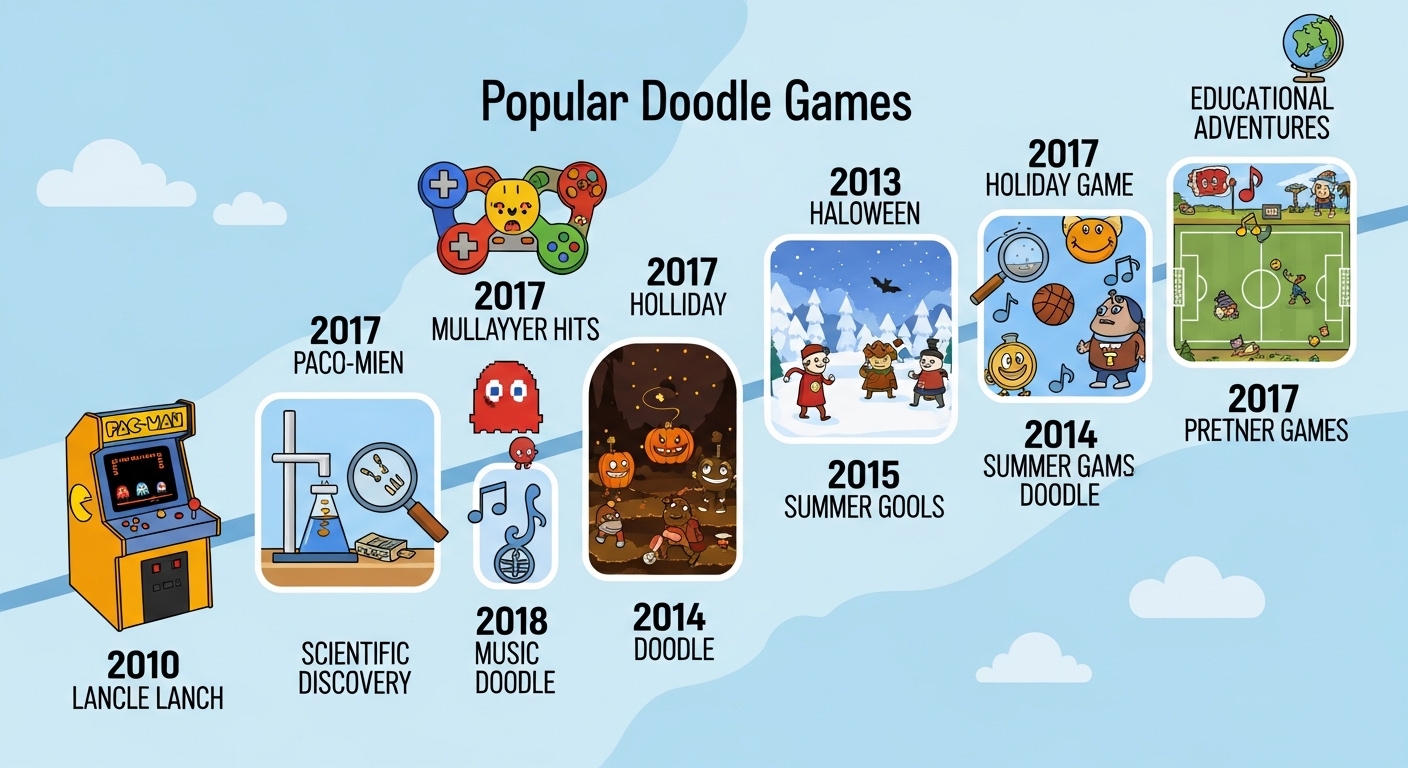 Popular Google Doodle Games